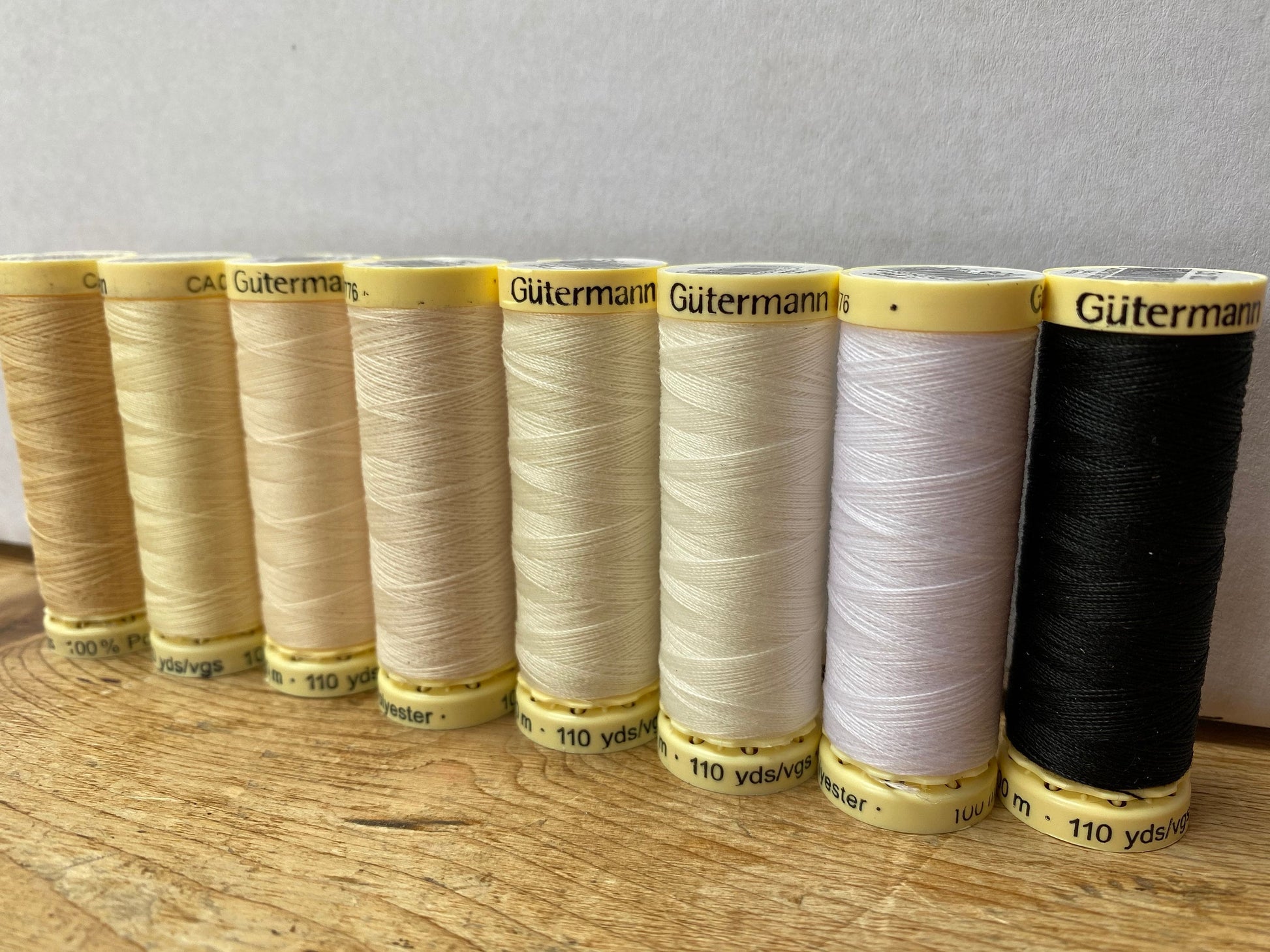 Gutterman sew all thread, 100% Polyester, 100metres, threads