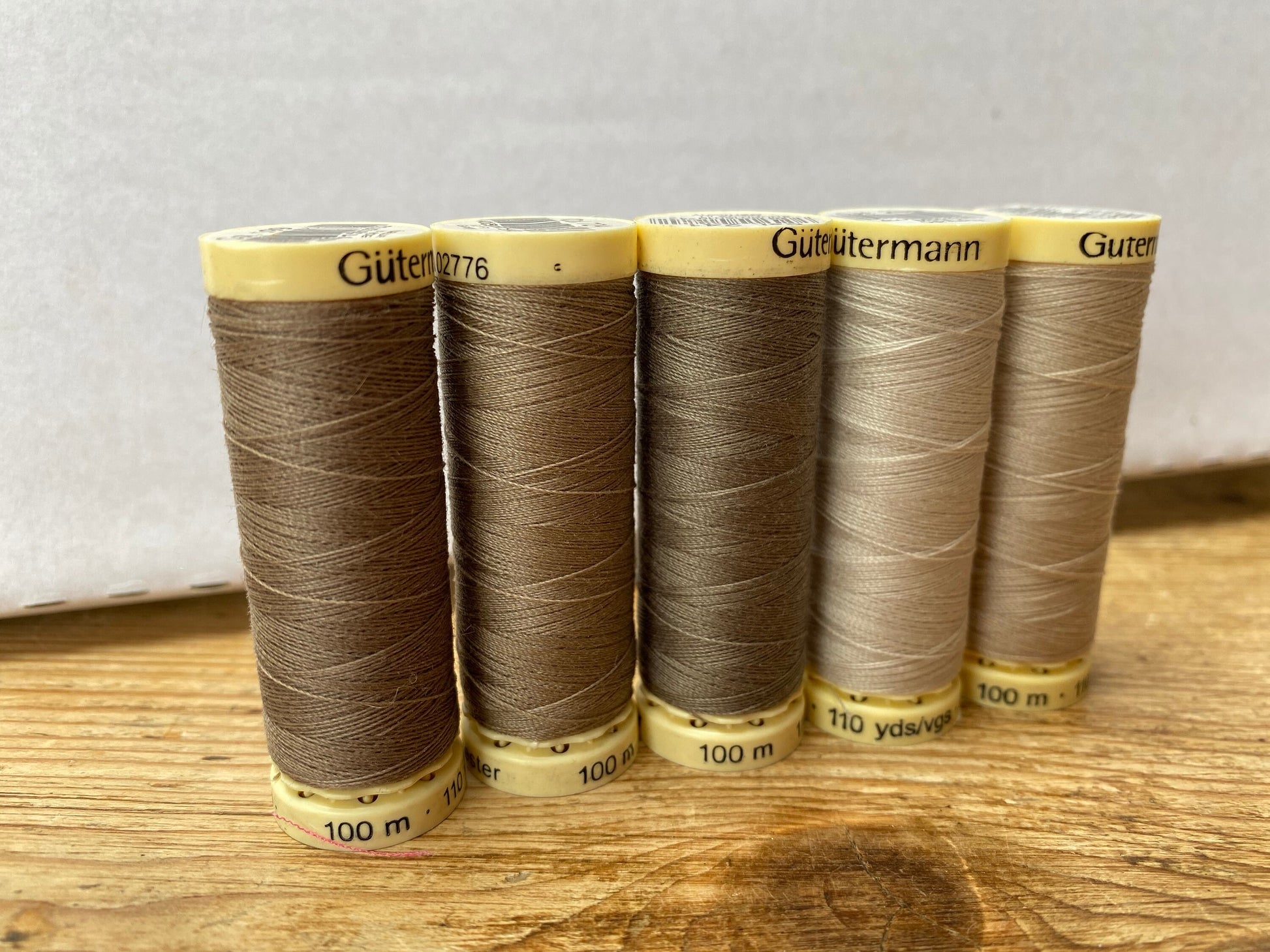 Gutterman sew all thread, 100% Polyester, 100metres, neutral threads