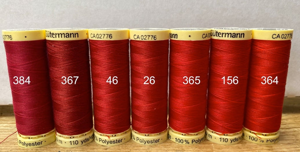 Gutterman sew all thread, 100% Polyester, 100metres, threads