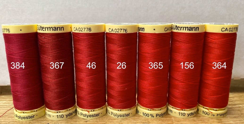 Gutterman sew all thread, 100% Polyester, 100metres, threads