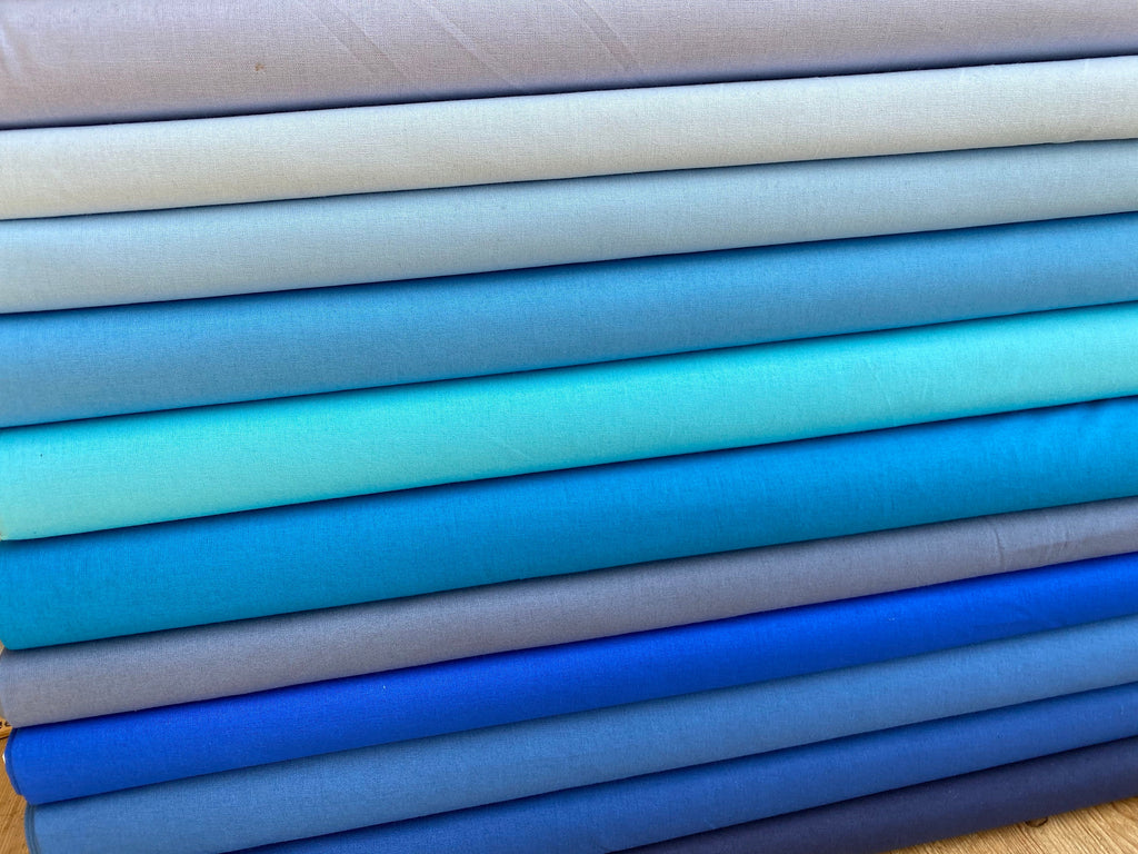 100% Cotton, Craft Cotton, Plain Fabrics, Colours, PER HALF METRE