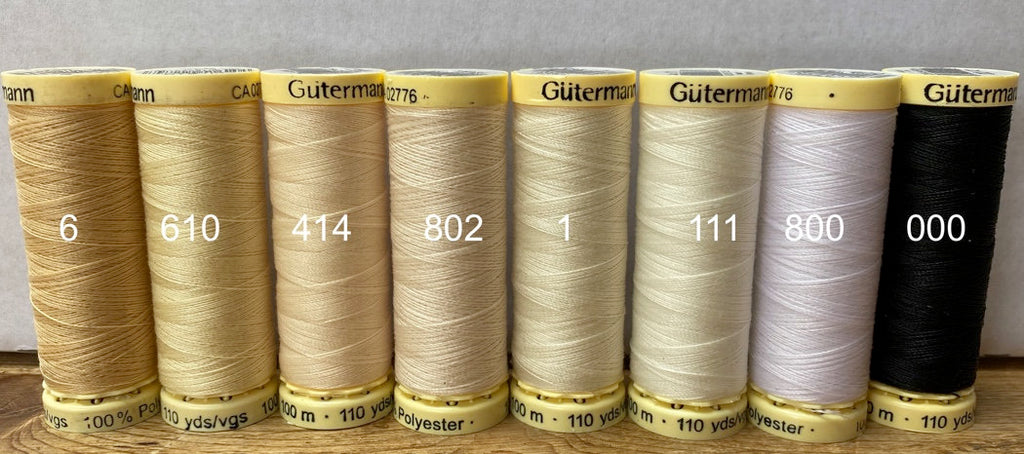 Gutterman sew all thread, 100% Polyester, 100metres, threads