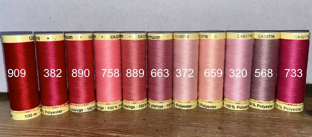 Gutterman sew all thread, 100% Polyester, 100metres, threads