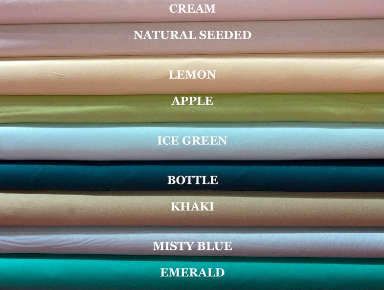 100% Cotton, Craft Cotton, Plain Fabrics, Colours, PER HALF METRE