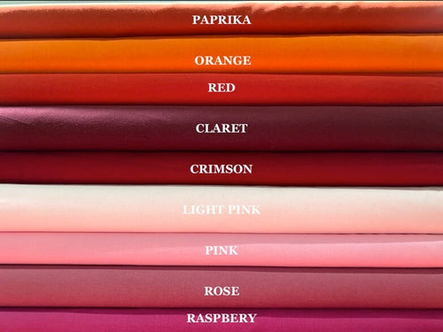 100% Cotton, Craft Cotton, Plain Fabrics, Colours, PER HALF METRE