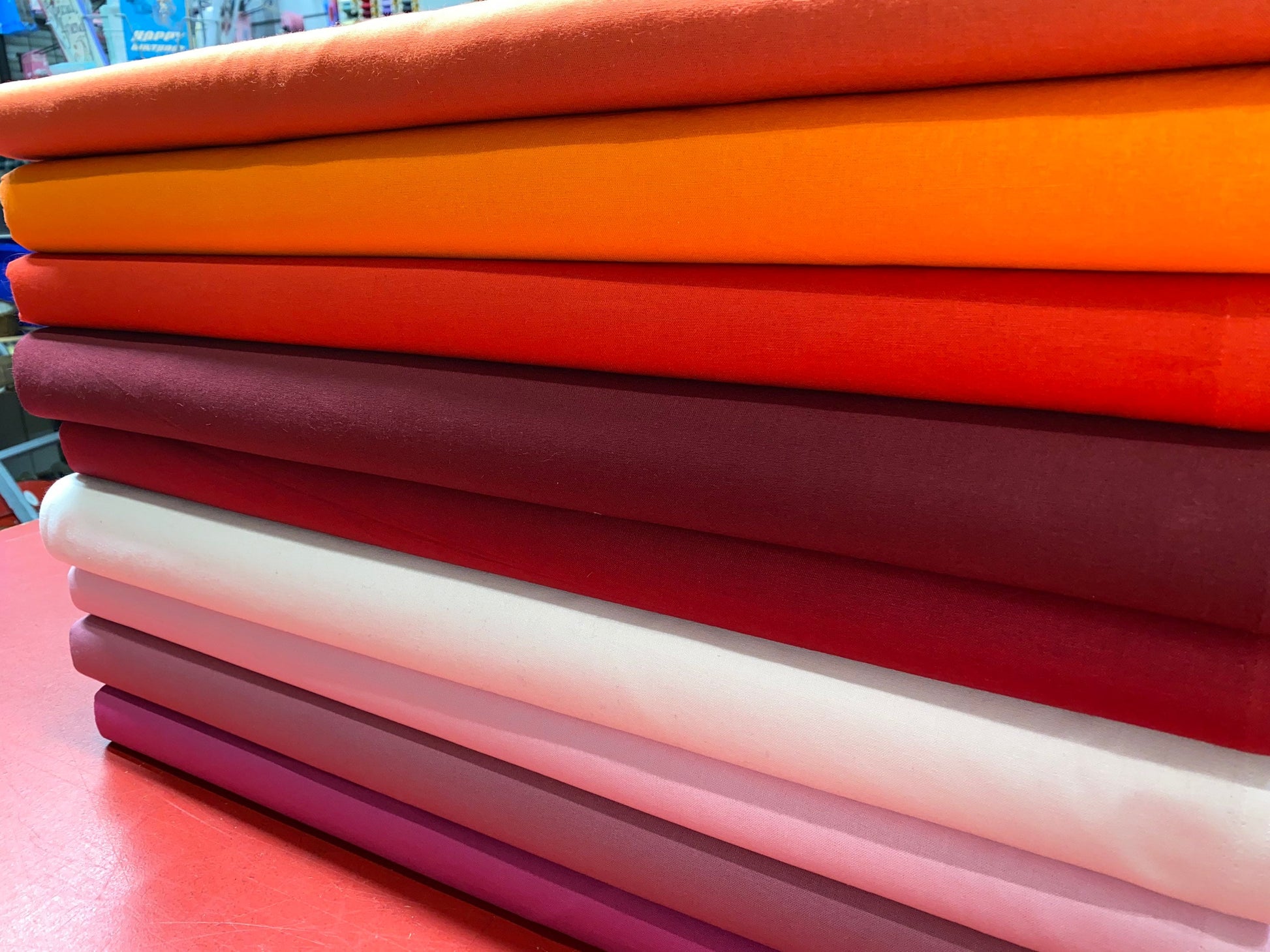 100% Cotton, Craft Cotton, Plain Fabrics, Colours, PER HALF METRE
