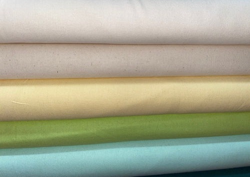 100% Cotton, Craft Cotton, Plain Fabrics, Colours, PER HALF METRE