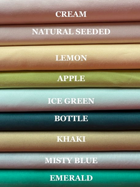 100% Cotton, Craft Cotton, Plain Fabrics, Colours, PER HALF METRE