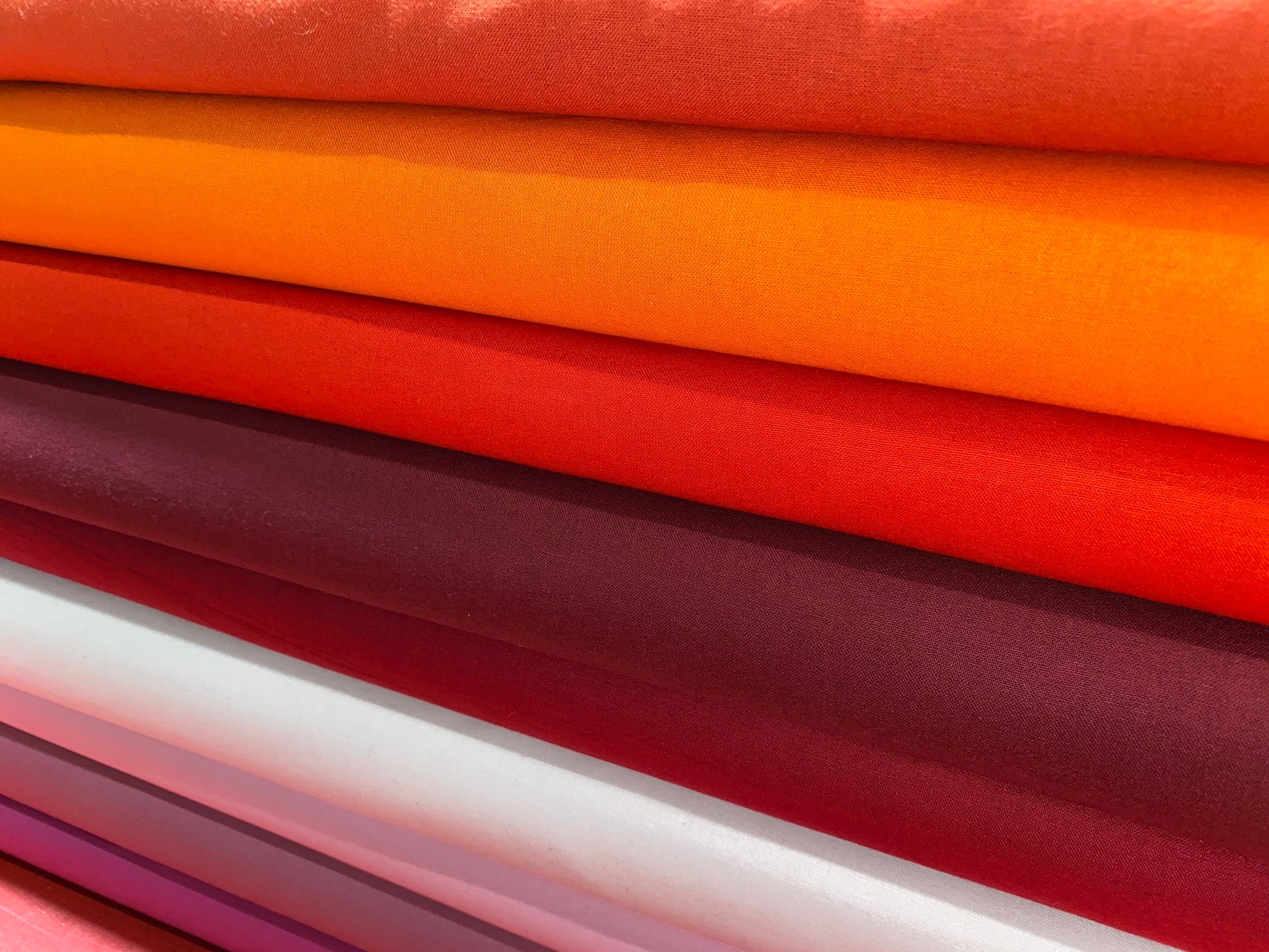 100% Cotton, Craft Cotton, Plain Fabrics, Colours, PER HALF METRE