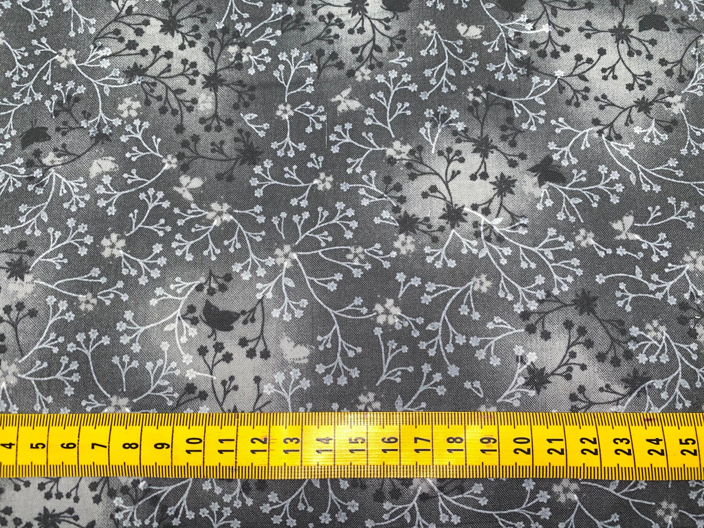 100% Cotton Fabric, 110cm width, Floral Print would be great for quilting