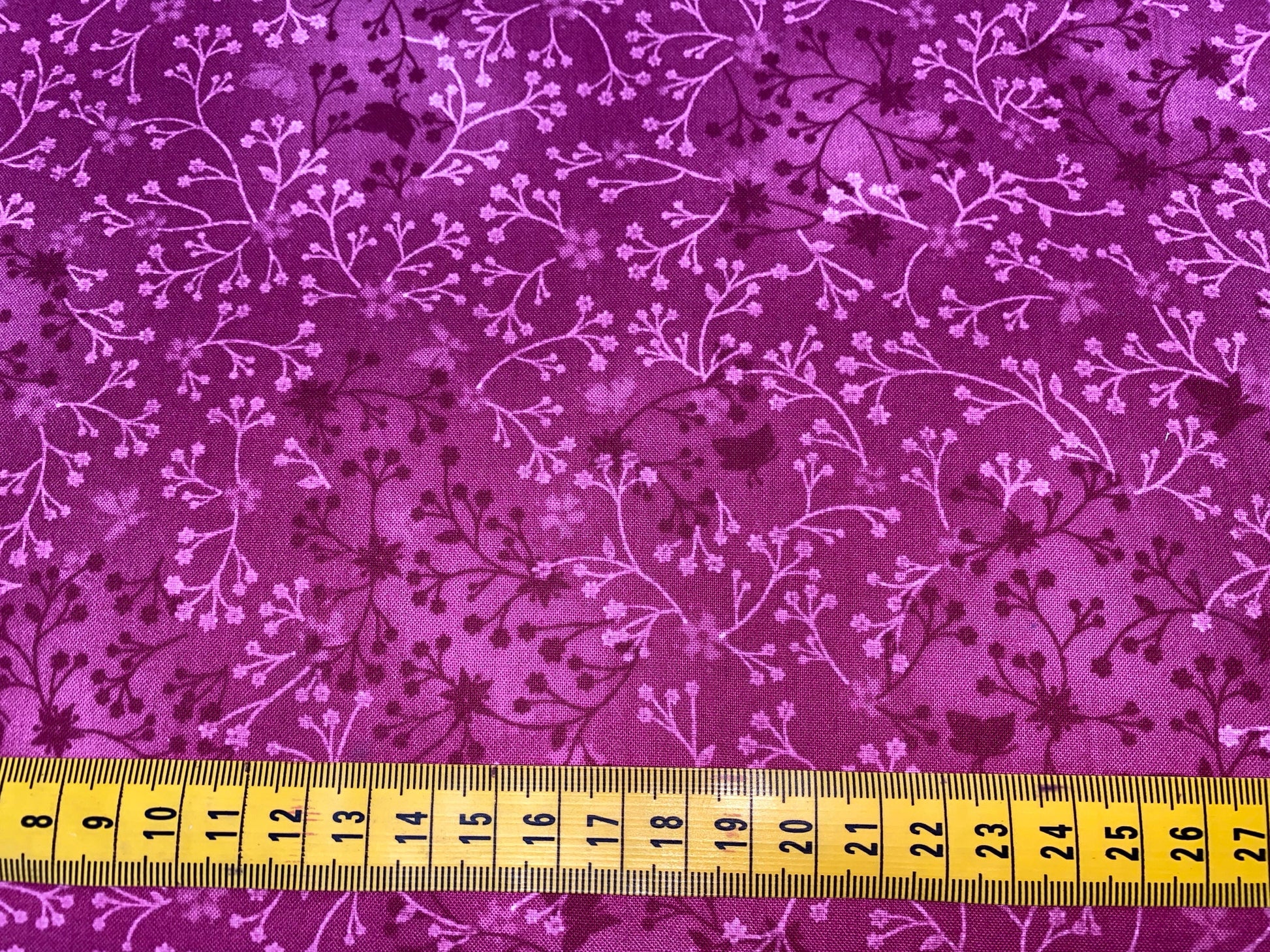 100% Cotton Fabric, 110cm width, Floral Print would be great for quilting