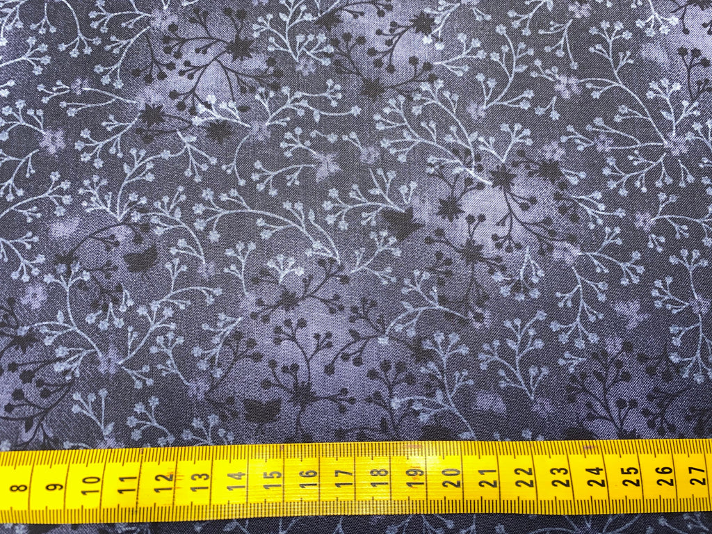 100% Cotton Fabric, 110cm width, Floral Print would be great for quilting