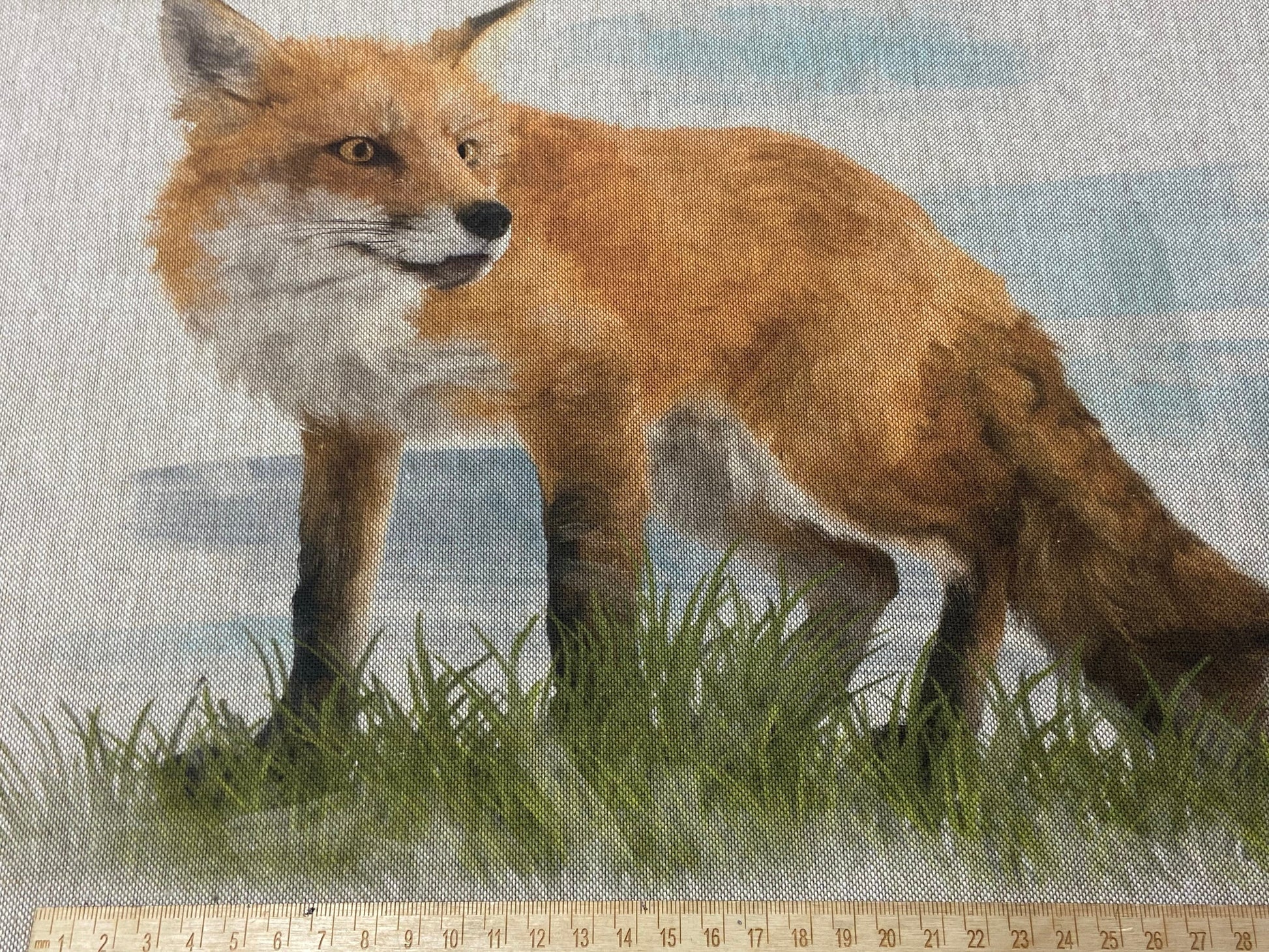 Fox Panel for cushion or bag, Animal, Animals, sold per panel