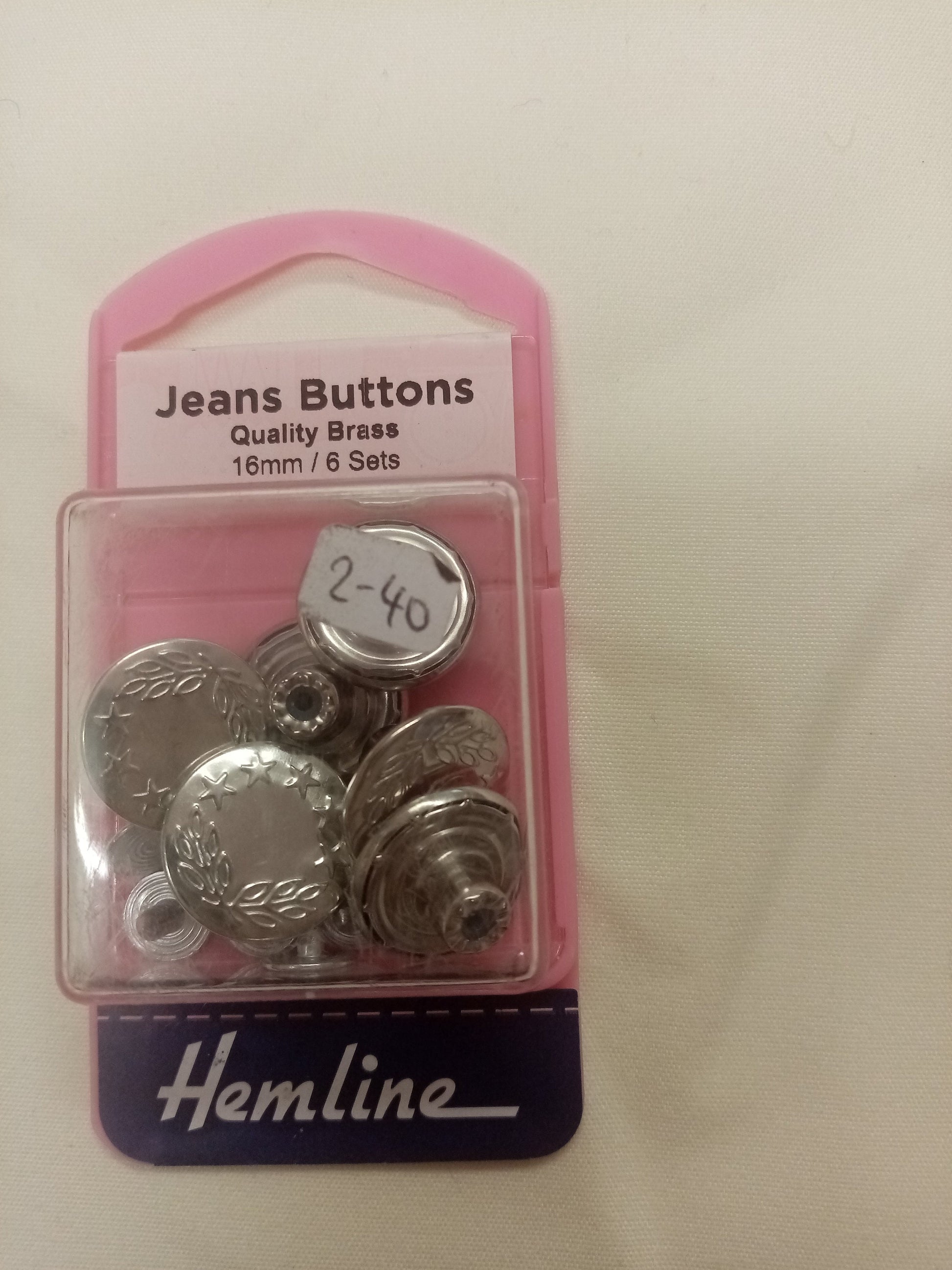 Pack of Jeans Buttons