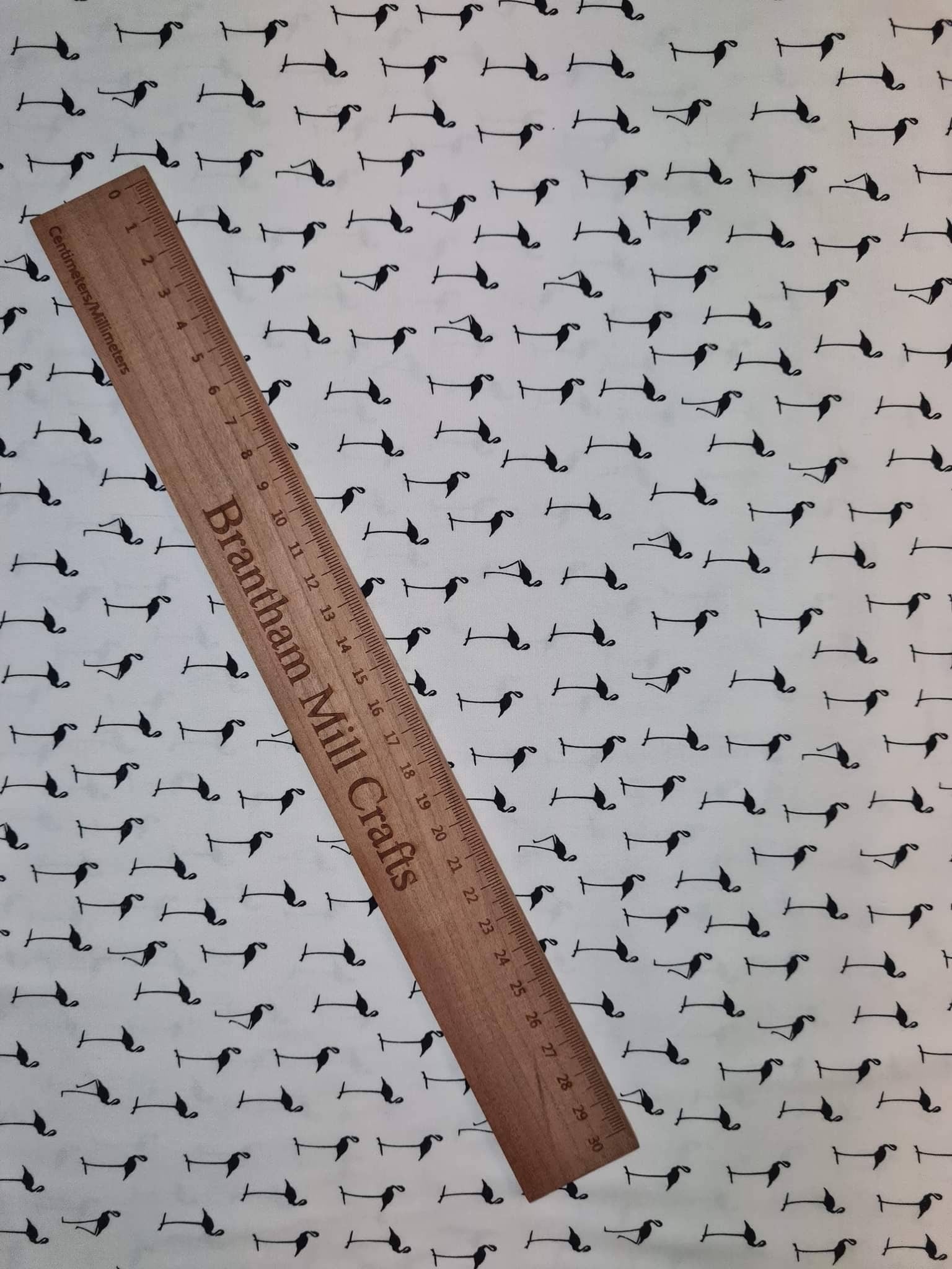 White Stork Print Fabric, 110cm width, 100% Cotton Poplin PER HALF METRE