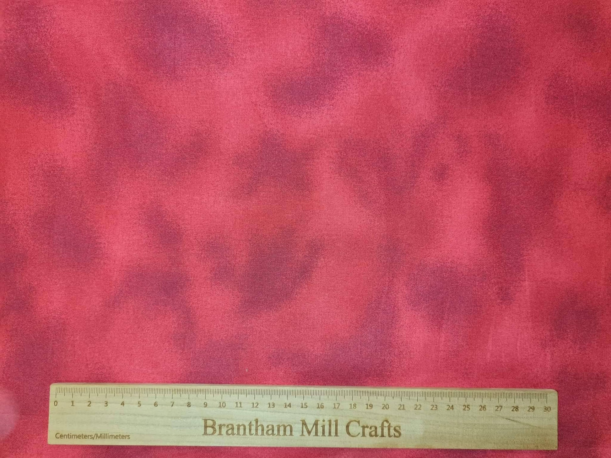 Raspberry Cotton Fabric, 110cm width, 100% Cotton PER HALF METRE