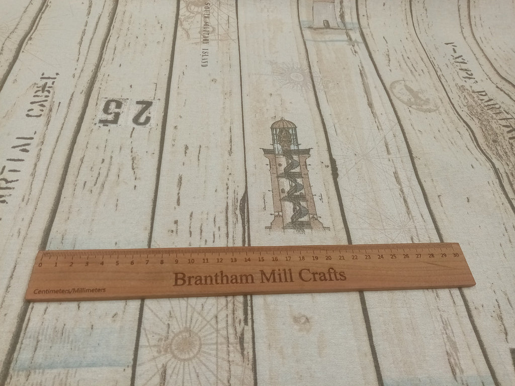 Nautical Print Fabric, sewing, crafts, PER HALF METRE