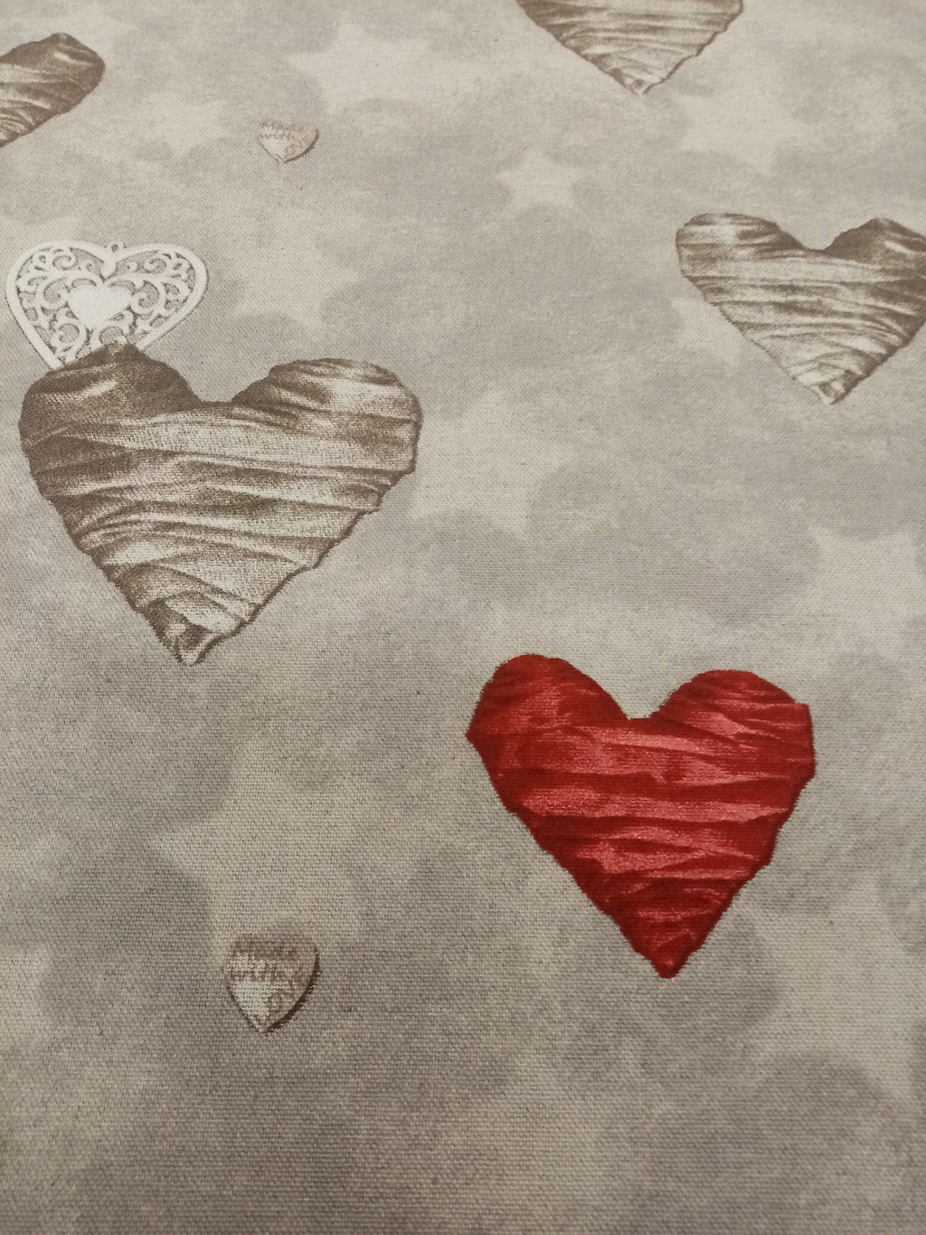 Heart Fabric PER HALF METRE