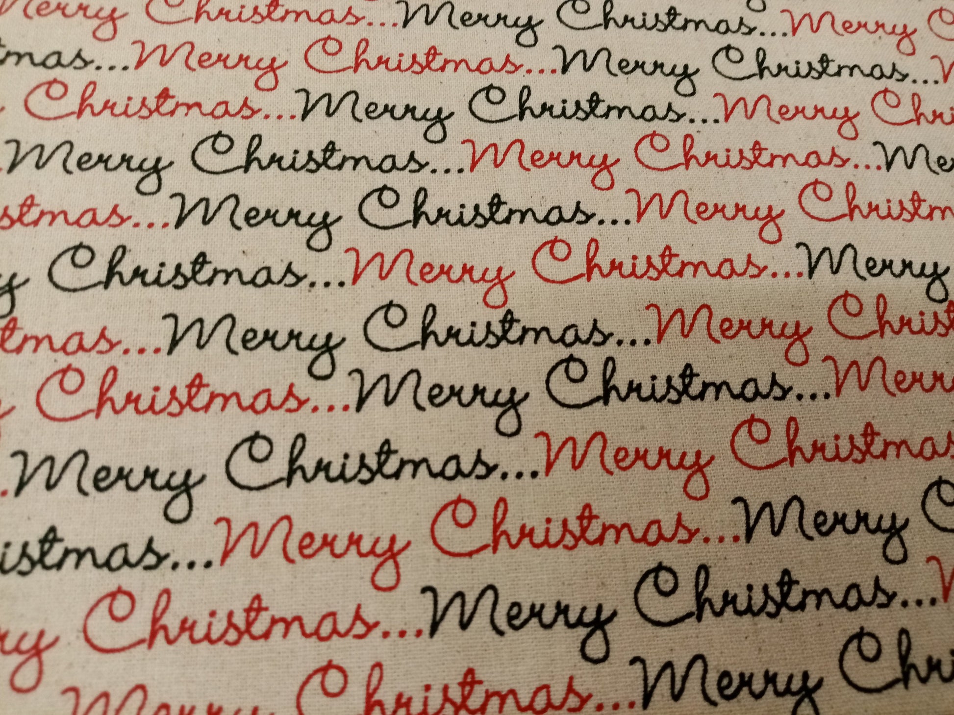 Merry Christmas, 100% Cotton Fabric, 110cm width