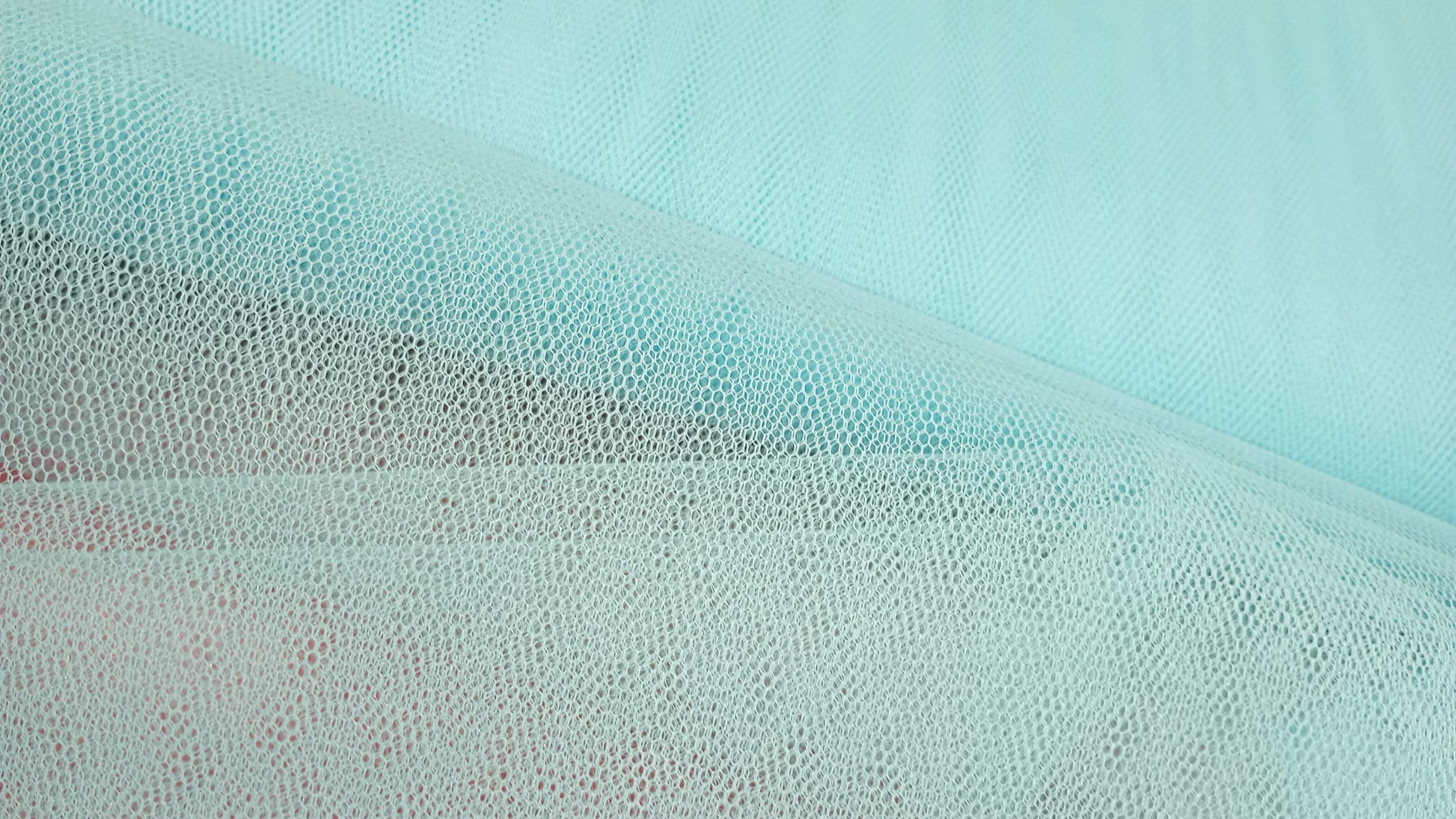 Nylon Net, Turquoise, 150cm width, 100% Nylon Net PER HALF METRE