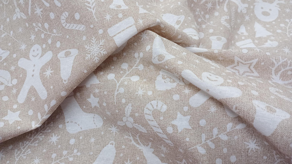 Christmas Print fabric PER HALF METRE