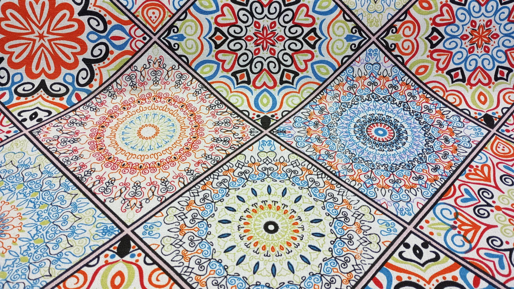 Plain panama fabric, beige linen look, 140cm width, Fabric PER HALF METRE