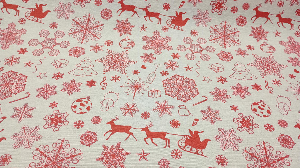 Christmas Print fabric PER HALF METRE
