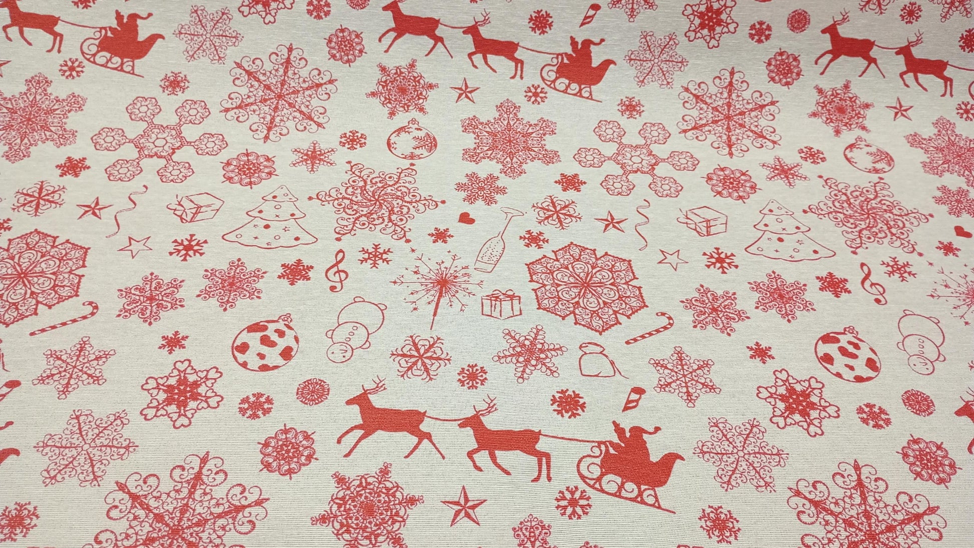 Christmas Print fabric PER HALF METRE