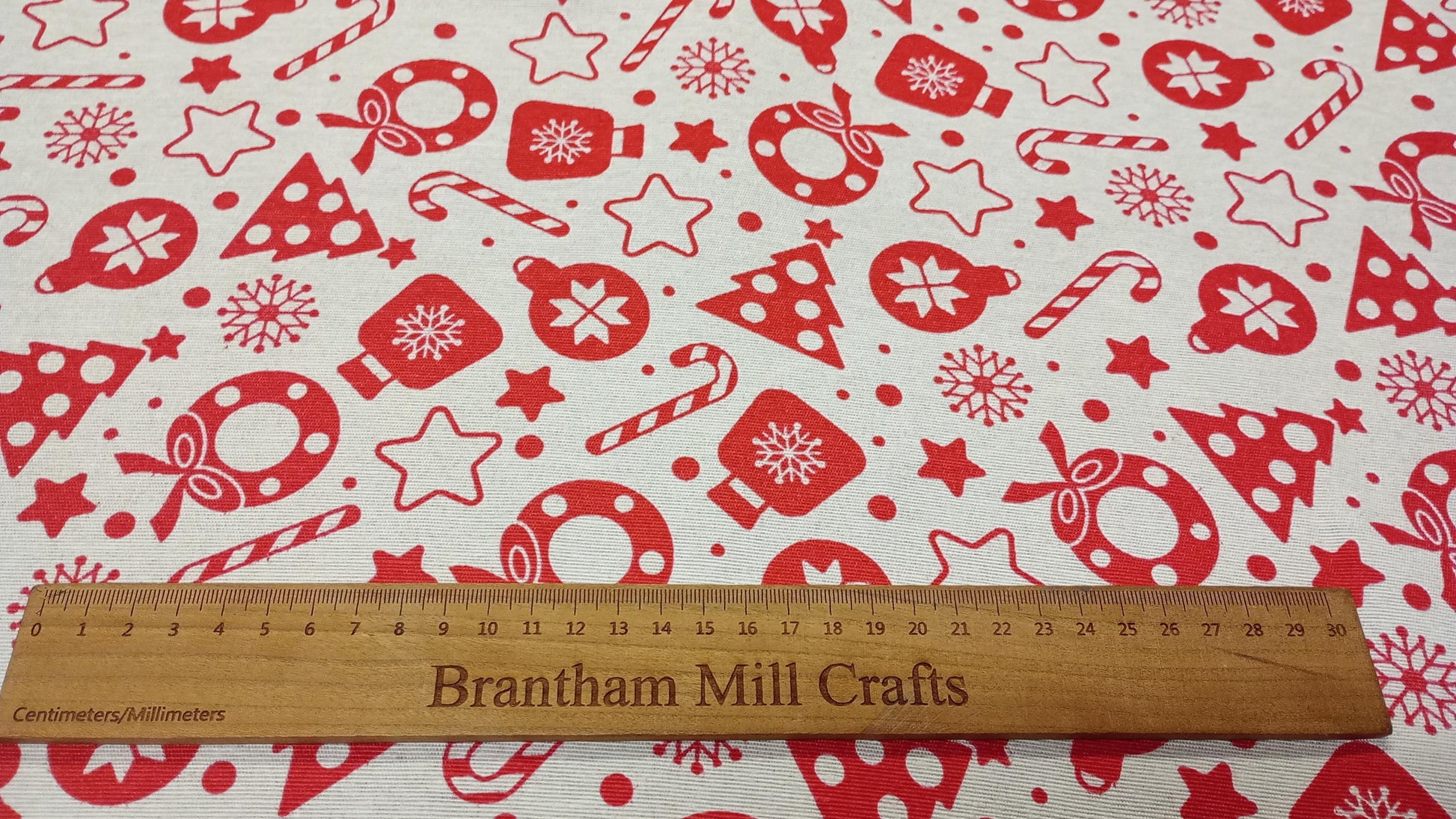 Christmas Print fabric PER HALF METRE