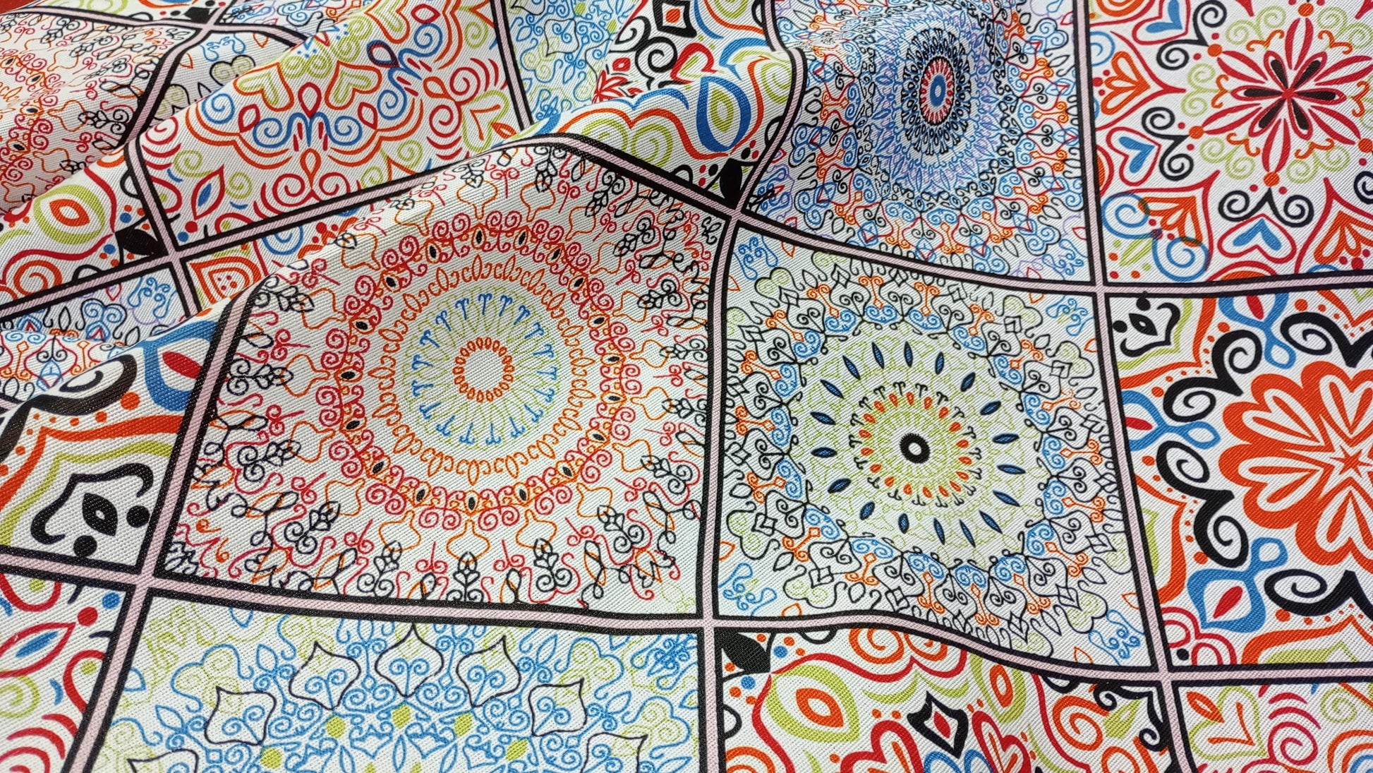 Plain panama fabric, beige linen look, 140cm width, Fabric PER HALF METRE