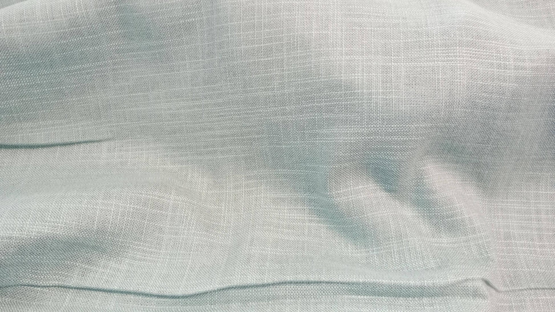 Eau De Nil Linen Viscose Fabric, PER HALF METRE