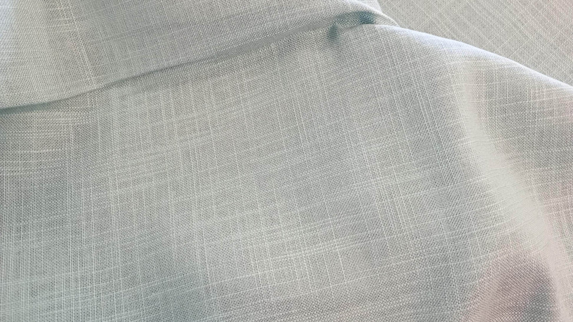 Eau De Nil Linen Viscose Fabric, PER HALF METRE
