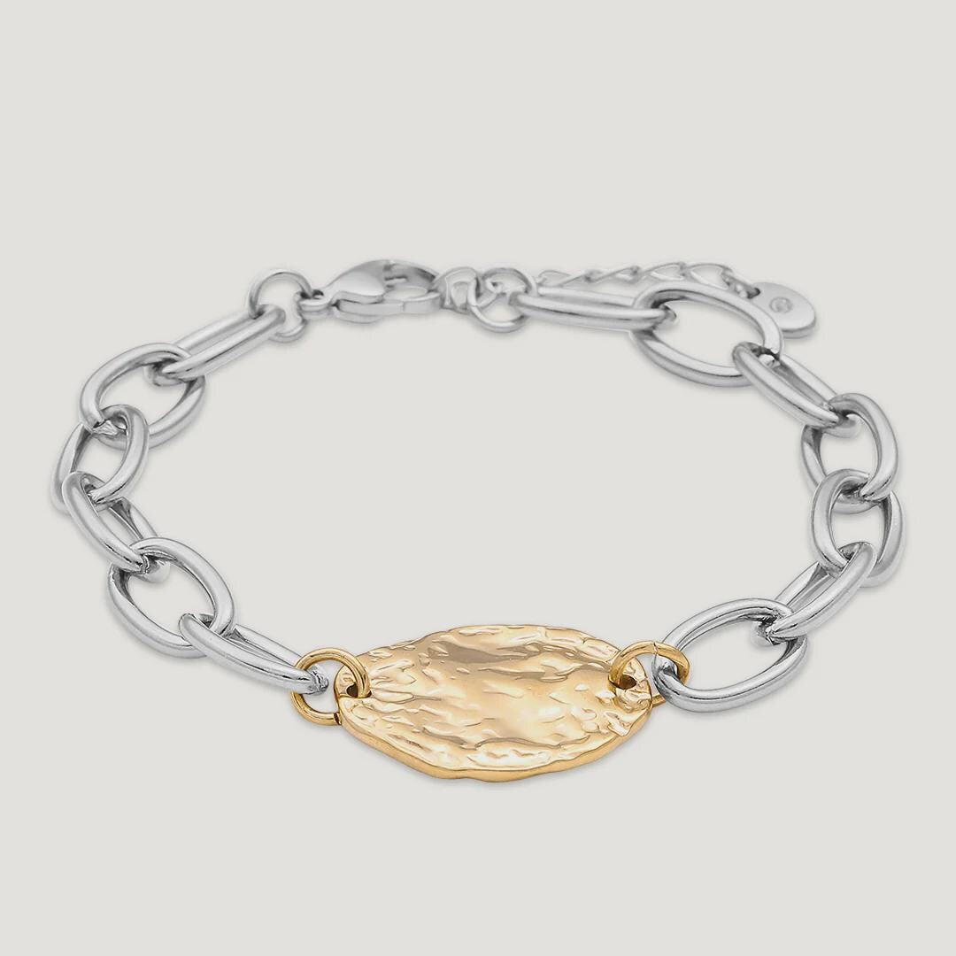 Vibes | Molten Aura Bracelet | 18K Gold & White Gold-Plated