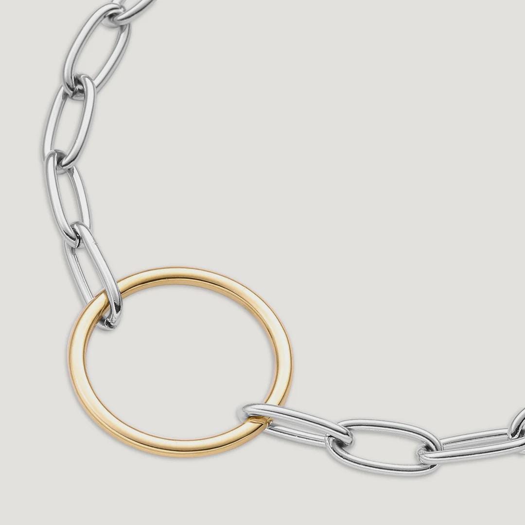 Vibes | Power Loop Bracelet | 18K Gold & White Gold-Plated