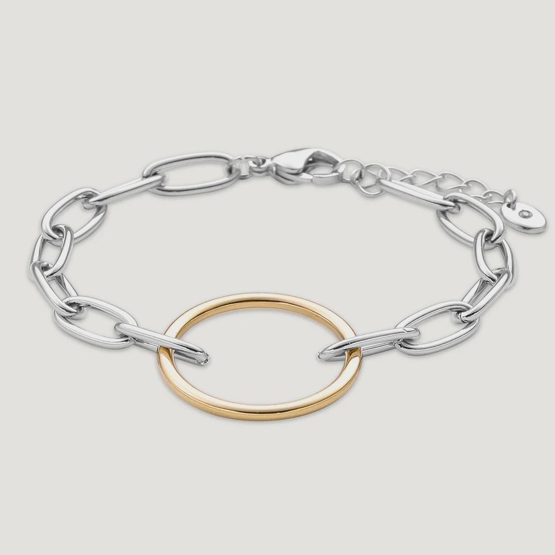 Vibes | Power Loop Bracelet | 18K Gold & White Gold-Plated
