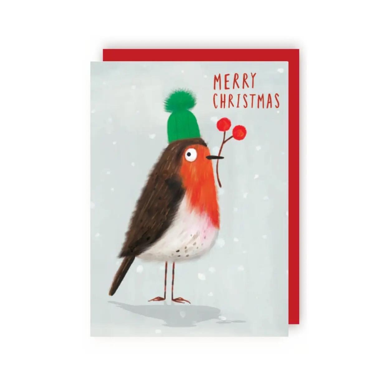Christmas Robin Card | Funny Traditional Christmas Card