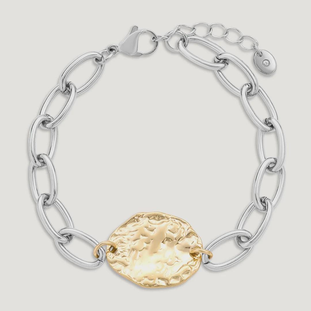 Vibes | Molten Aura Bracelet | 18K Gold & White Gold-Plated