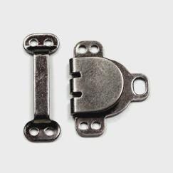 Hemline Hook and Bar: Small, Black, Pack of 3