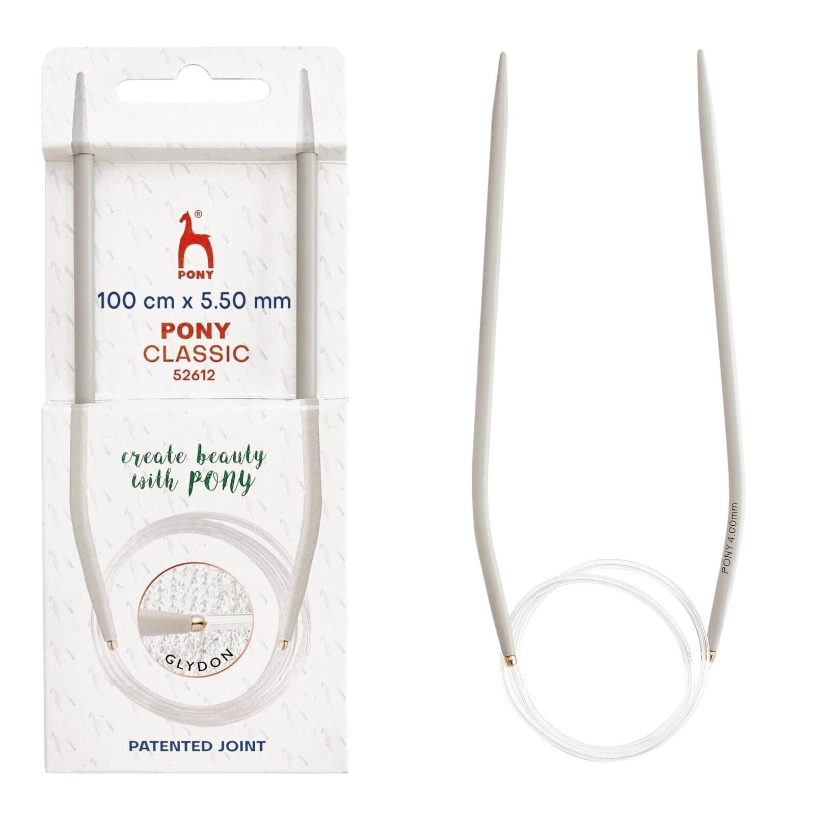 Pony Classic Circular Knitting Needles, 100cm, 5.5mm