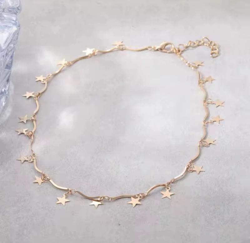 Gold Star Charm Necklace – Dainty Celestial Jewellery – Brand New Gift for Her