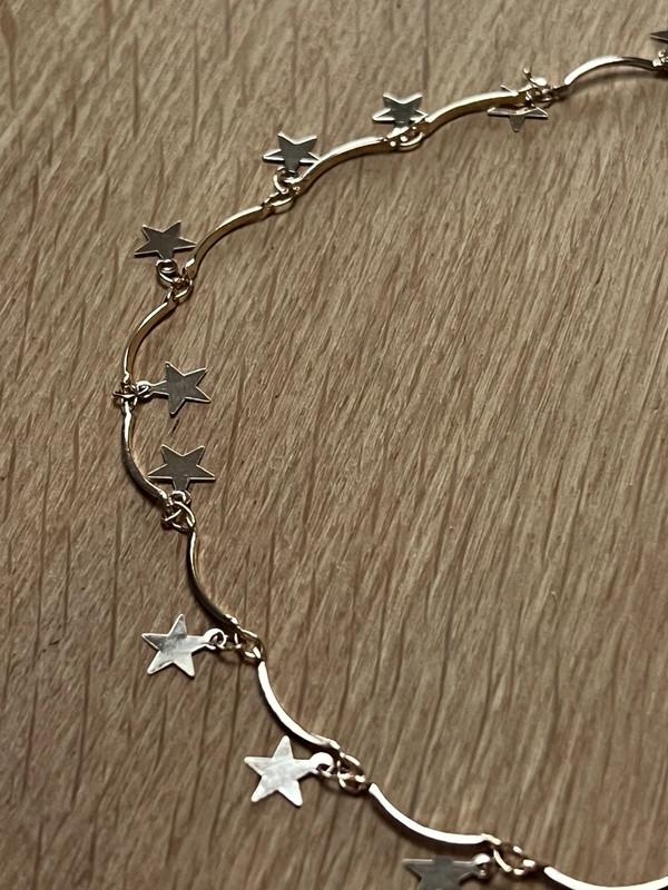 Gold Star Charm Necklace – Dainty Celestial Jewellery – Brand New Gift for Her
