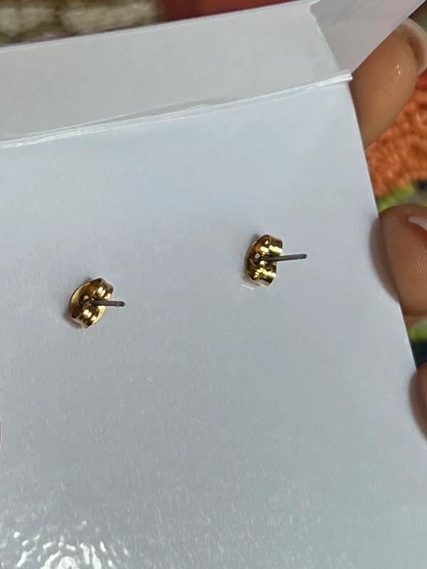 Gold Palm Leaf Earrings – Large Hanging Stainless Steel Statement Earrings