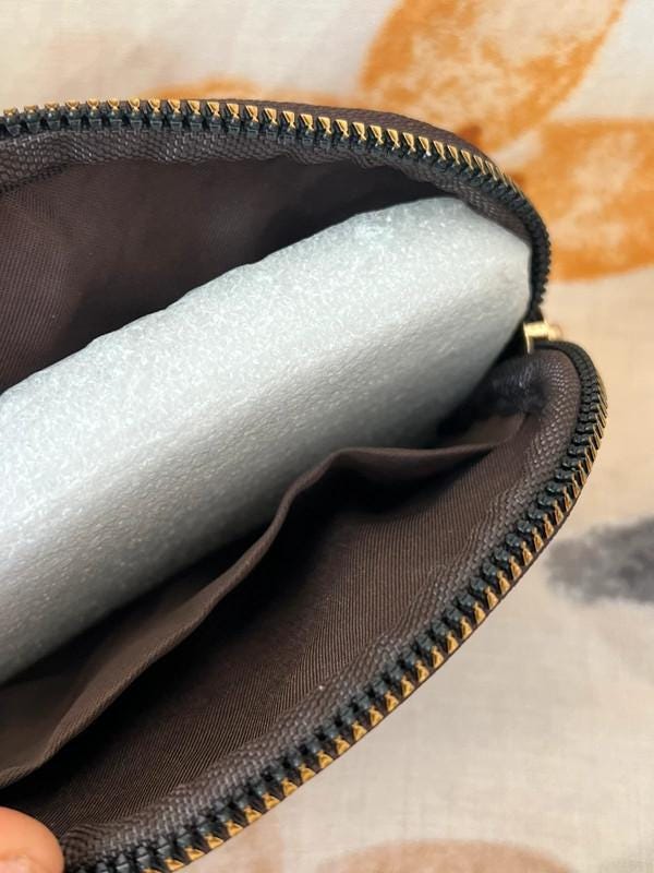 Genuine Leather Woven Keyring Coin Purse – Multicolour Zip Pouch