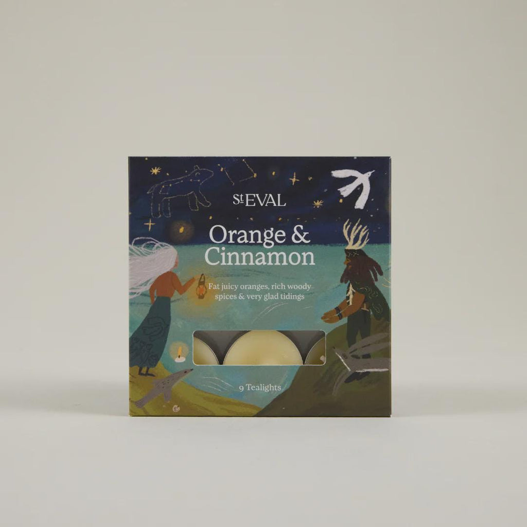 St Eval Orange & Cinnamon, Scented Christmas Tealights