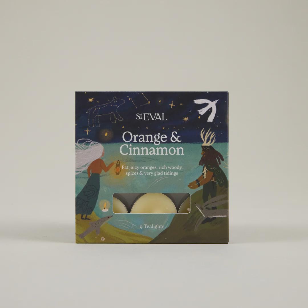 St Eval Orange & Cinnamon, Scented Christmas Tealights
