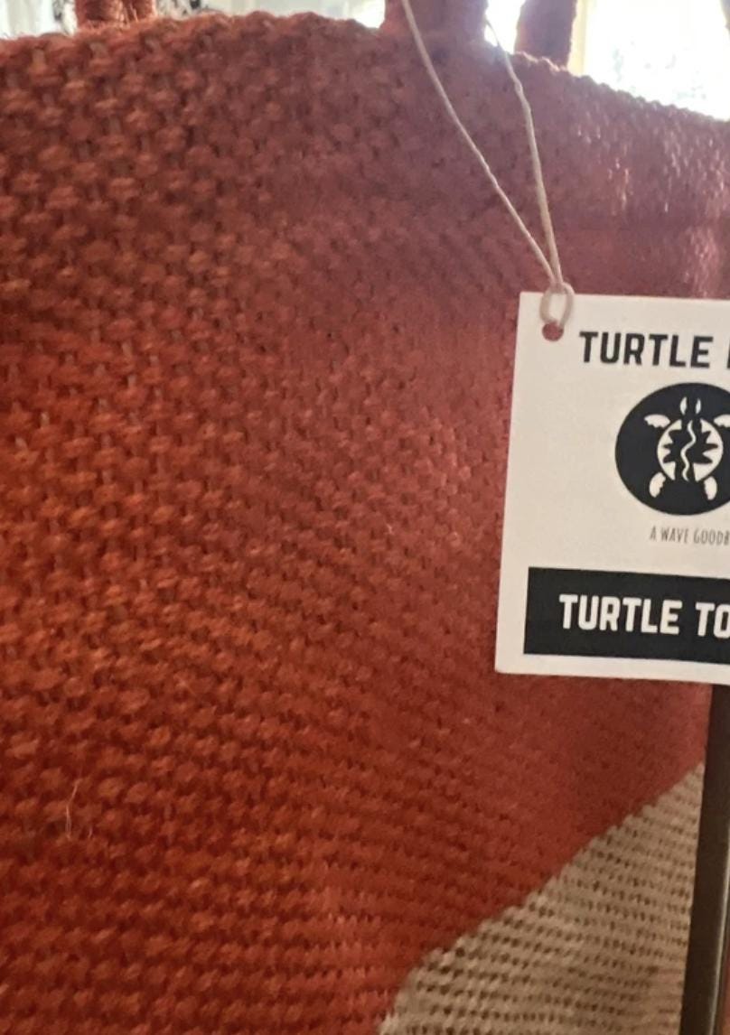 Two-Tone Jute Tote Bag | 100% Natural & Handwoven