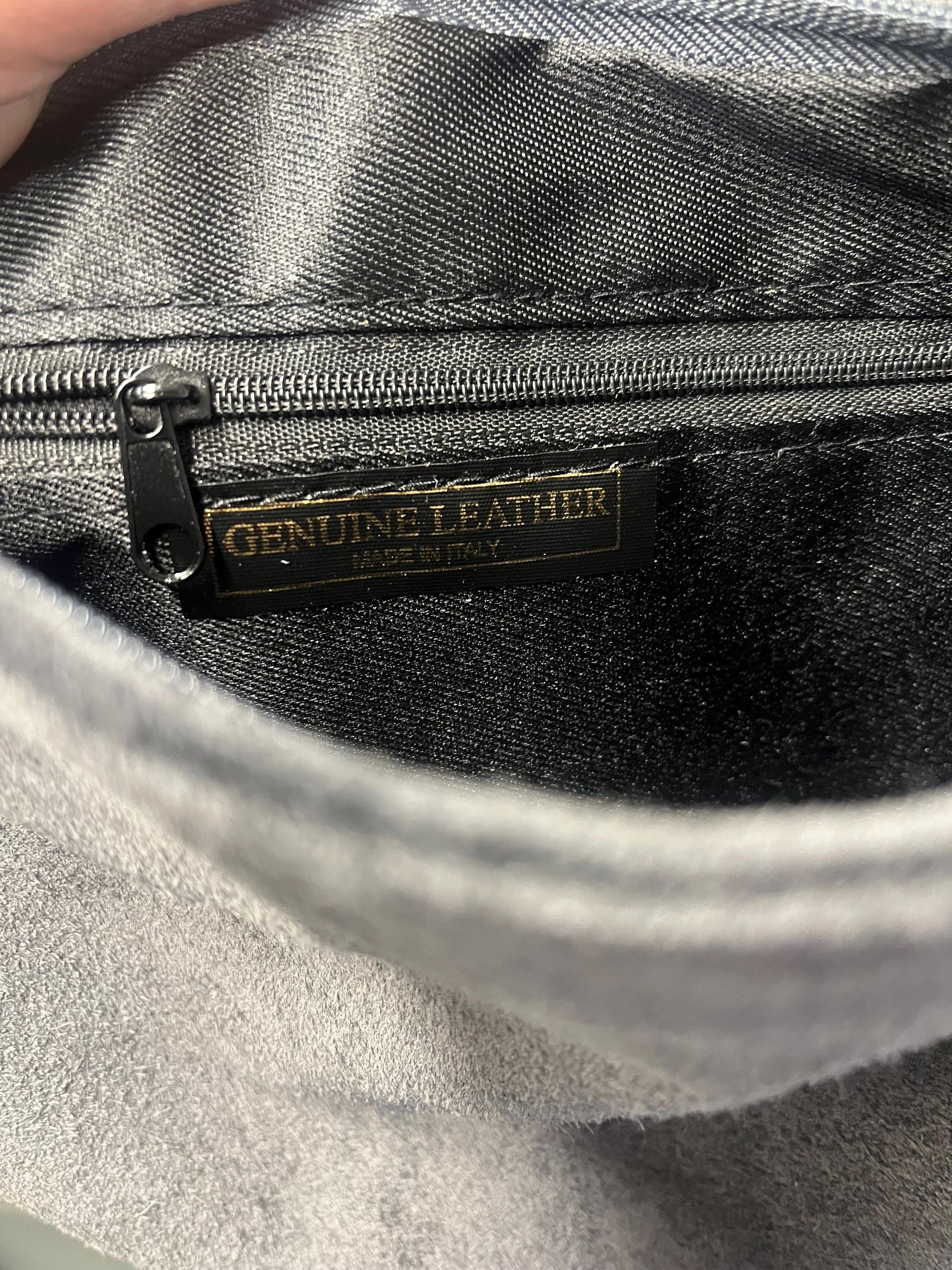 Genuine suede bag