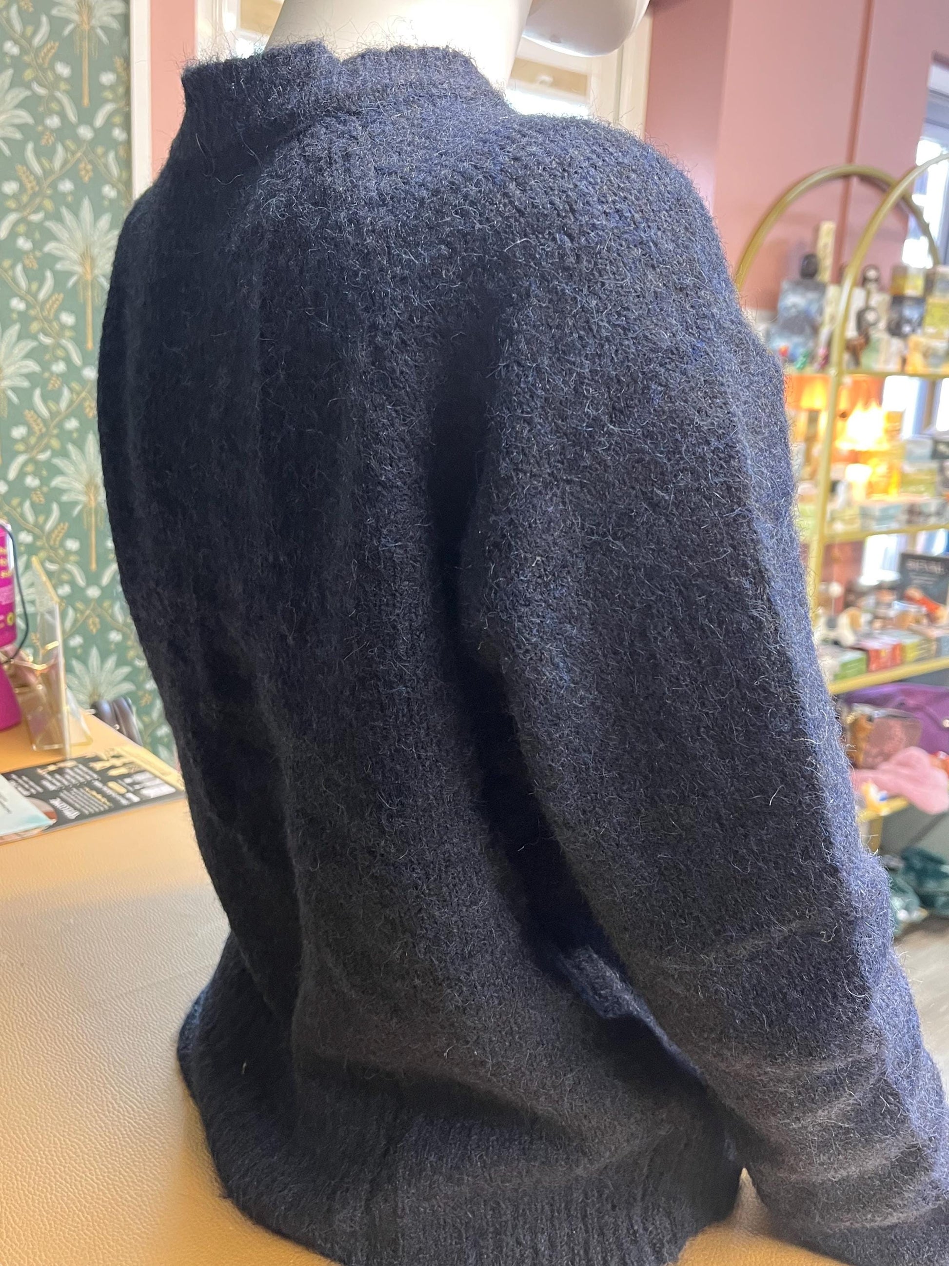 Cardigans heart button